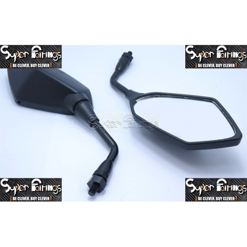 Mirrors - Kawasaki ER6N Z750 Z1000 2003-2015 Versys KLE650 07-10  ZRX1100 97-00 ZRX1200 01-08